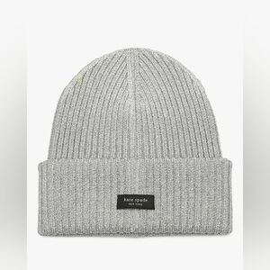 Kate Spade Metallic Sam Label Beanie